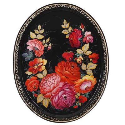 Zhostovo metal tray A26D07042548