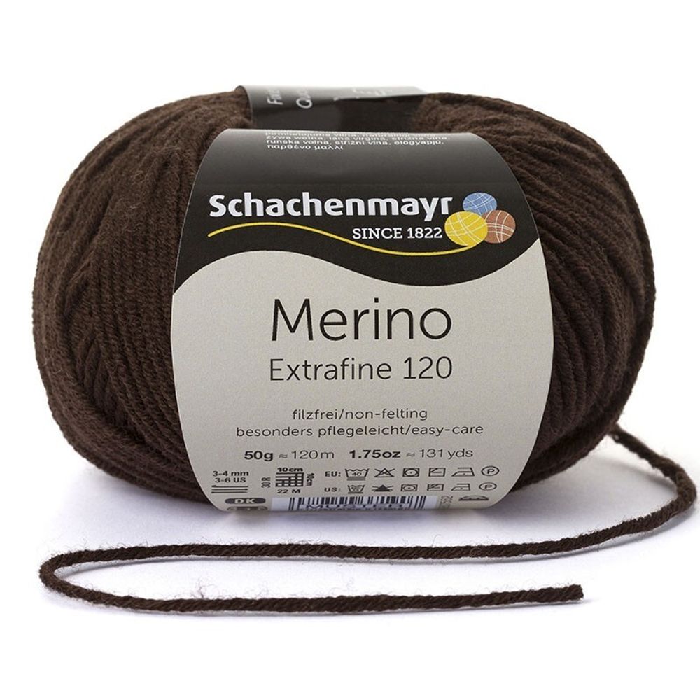 Пряжа Schachenmayr Merino Extrafine 120 (00112)