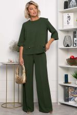 Костюм трикотажный Альберта (темно-зеленый) К14342-10М LT Collection