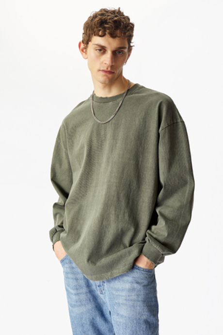 Зеленый лонгслив Orda