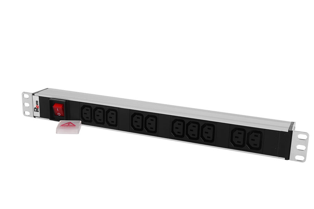 Блок розеток 19", 10 розеток ЦМО R-10-10C13-V-440-Z