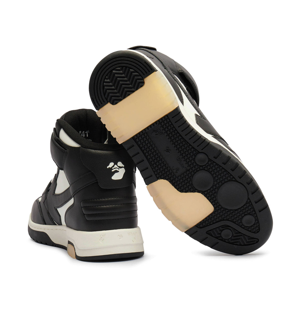 Кожаные кроссовки OFF-WHITE - черный(OMIA259C 99LEA001)