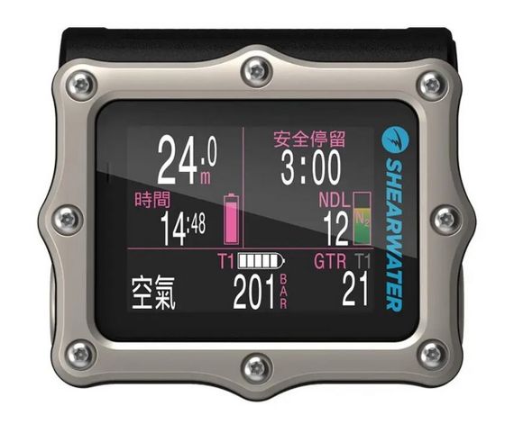 Компьютер Shearwater Perdix II Titan серебристый