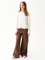 Джемпер для девочки AT1259 молочный