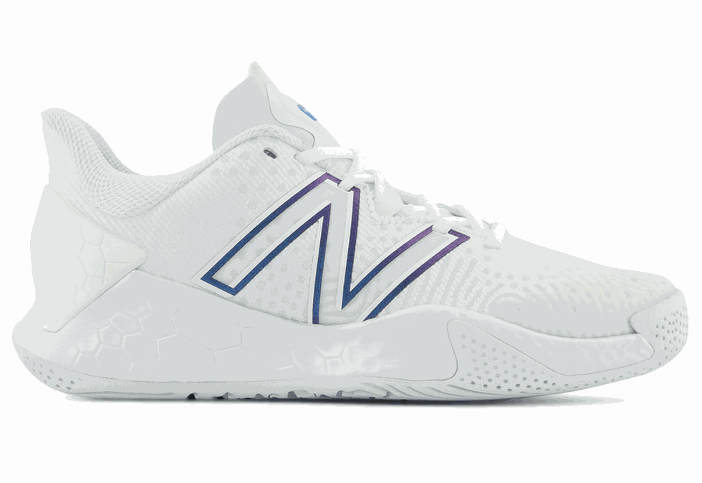 Женские Кроссовки теннисные New Balance Fresh Foam Lav V2 Women -  white/laser blue - купить по выгодной цене | Теннисный магазин  tennis-store.ru