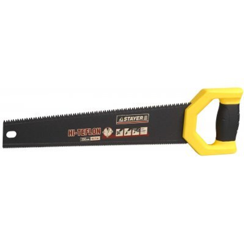 Ножовка по дереву 400мм двухсторонняя тефлон. Стайер