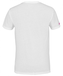 Мужская теннисная футболка Babolat Exercise Message Tee Men - white