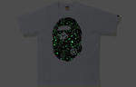 A Bathing Ape Space Camo Big Ape Head Tee белый