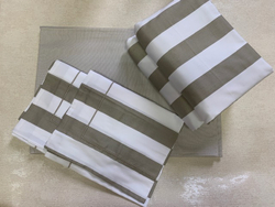 Простыня 240x290 Palombella Band/Linear серая