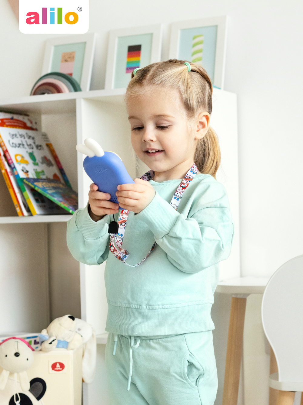 Интерактивная игрушка телефон Ушастик-Лапочка alilo P3