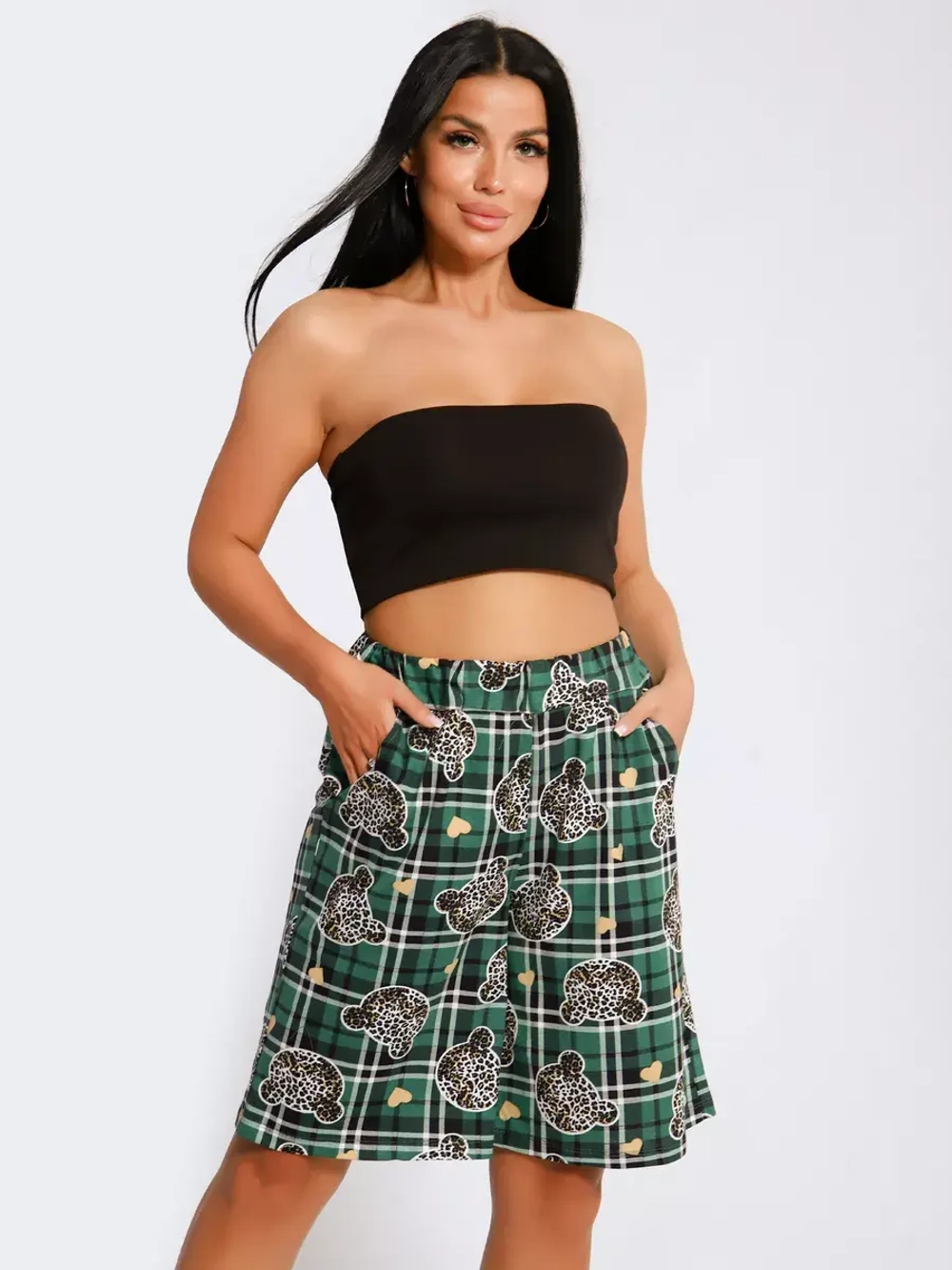 Шорты женские большие размеры