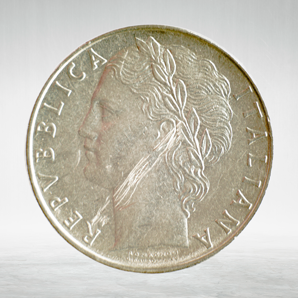 Italy 100 Lire 1971 R "Minerva Standing – Large Type", AU