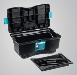 Ящик для инструментов пластик (38010-22) СИБИН 560 х 320 х 275 мм, (22″)