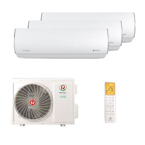 Мульти сплит система Royal Clima на 3 комнаты (20+20+20 кв.м) серия PERFETTO