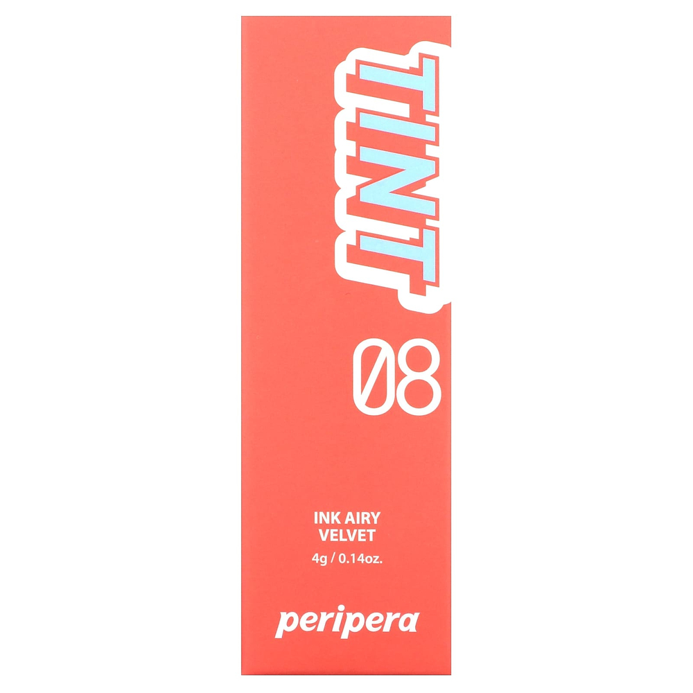 Peripera, Ink Airy Velvet, тинт для губ, оттенок 08 пепельный розовый, 4 г (0,14 унции)