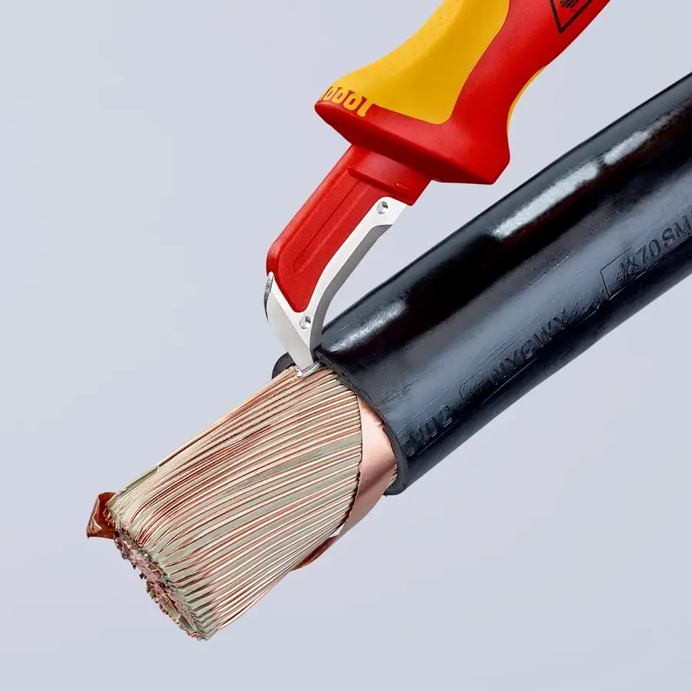 Нож для удаления изоляции 155 мм Knipex 98 55