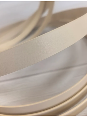 Кромка ПВХ без клея мебельная, размер 2*19мм,намотка 35 м, цвет Крем 8080