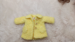 Пальто желтое