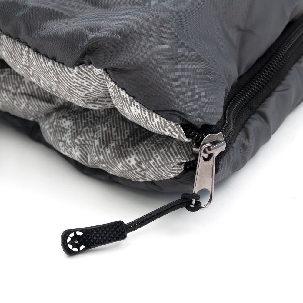 Спальный мешок-одеяло&quot;СЛЕДОПЫТ - Camp&quot;,200х75см,±5%, до 0С,утеп,термо 300г/м2, цв.темно-серый/5/