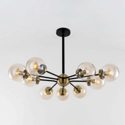 Citilux Планета CL105295 Люстра на штанге Бронза