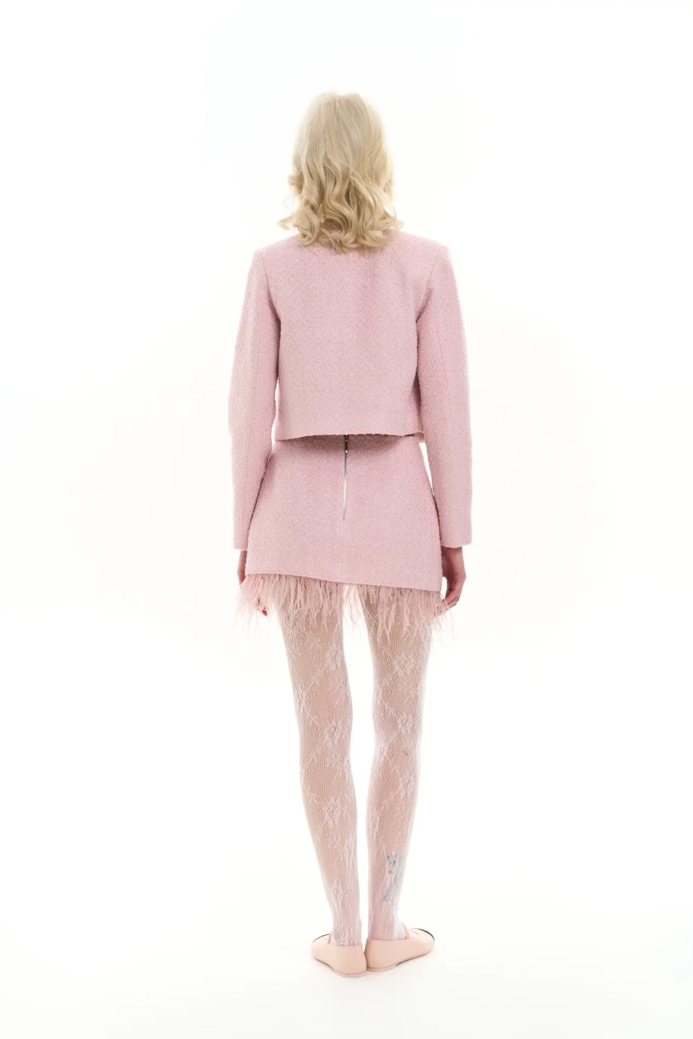 Юбка-мини с бахрамой