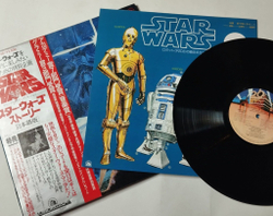 Винтажная виниловая пластинка LP The London Symphony Orchestra The Story Of Star Wars (Japanese Version 1978) Пересказ На Японском Языке