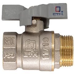 Кран шар. для воды 3/4 г/ш бабочка CTM СТАНДАРТ CWFMB034