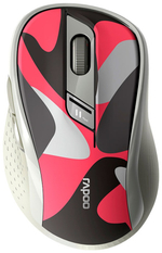 Мышь Rapoo M500 Silent Red красный