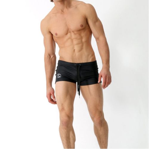 Мужские плавки боксеры черные Romeo Rossi RR6533-2