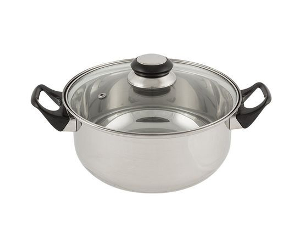 MALLONY BAK-S-03 кастрюля с крышкой 2,8л нерж.985888