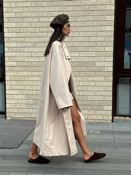 Плащ MAXI (бежевый)