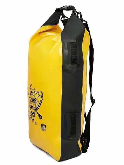 Гермо-мешок-рюкзак Sargan Скелетон Супер-Сап 25 л желтый
