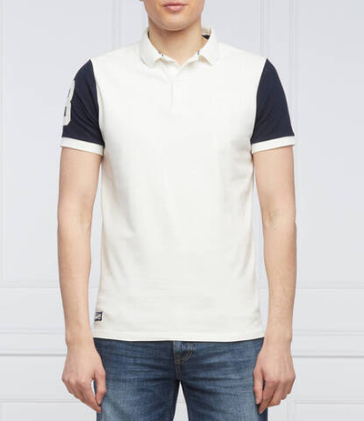 поло superstate Superdry - белый(M1110293A)