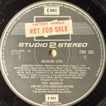 Pepe Jaramillo And His Latin-American Rhythm ‎– Mexican Love (Англия 1972г.) Promo