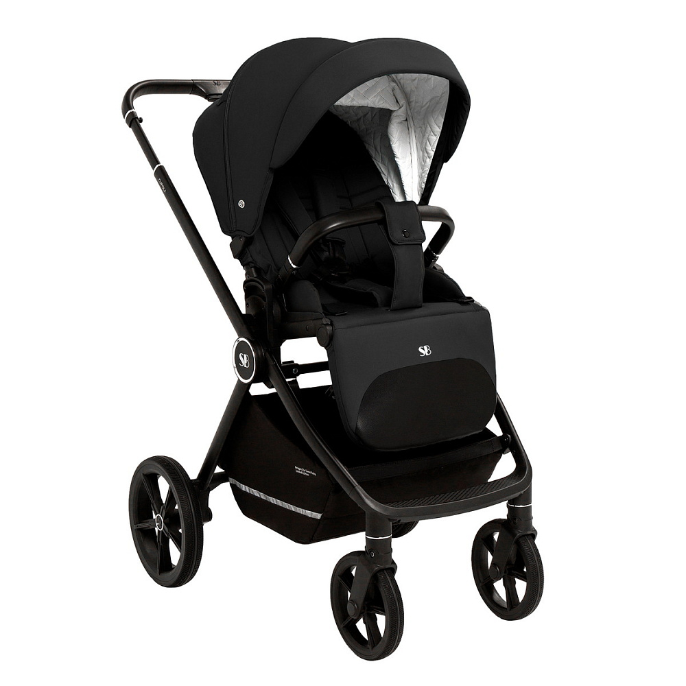 Коляска 3 в 1 Sweet Baby Cupola New + автокресло Premier Grey Moon Black