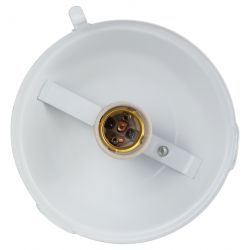 Светильник ЭРА НСП 41-200-001 без решетки Желудь сталь / стекло IP54 E27 max 200Вт 185х260 белый | Светильники НСП (Желуди)