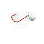 Набор шарнирные мормышки 0,20 - 0,75 гр (30 шт) свинец, красный крючок №14