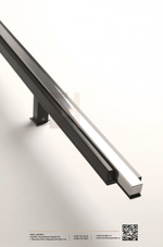 Арт. 40х35 Obelisk Black L-1555 мм