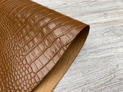Crocco Caramel (0,9-1,1 мм), цв. Коричневый, натуральная кожа