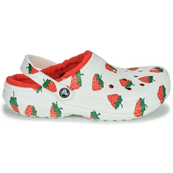 Crocs Comfort Wear-Resistant Cotton Sandal 'White Red'