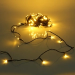 Гирлянда для дома НИТЬ 8 м 60 ламп LED черный пров.,8 реж, IP-20, Теплый белый