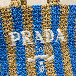 Prada Raffia Tote Bag 24 cm