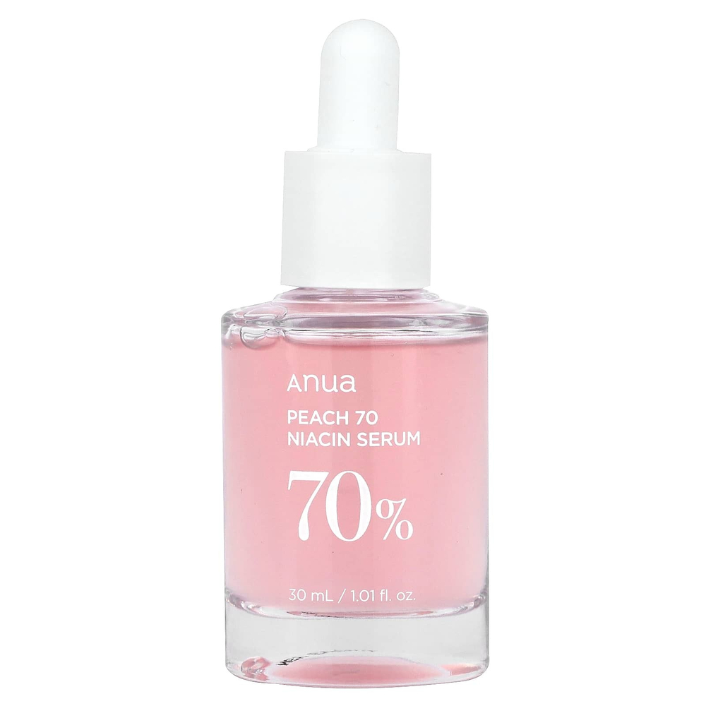 Anua, Peach 70 Niacin, сыворотка с персиком и ниацином, 30 мл (1,01 жидк. унции)