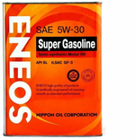 Масло моторное ENEOS Super Gasoline SL полусинтетическое 5W-30 4 л