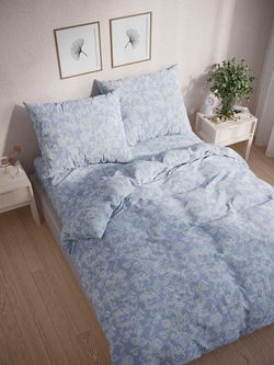 Простынь на резинке  полисатин Simple House "Боте" 160x200 см