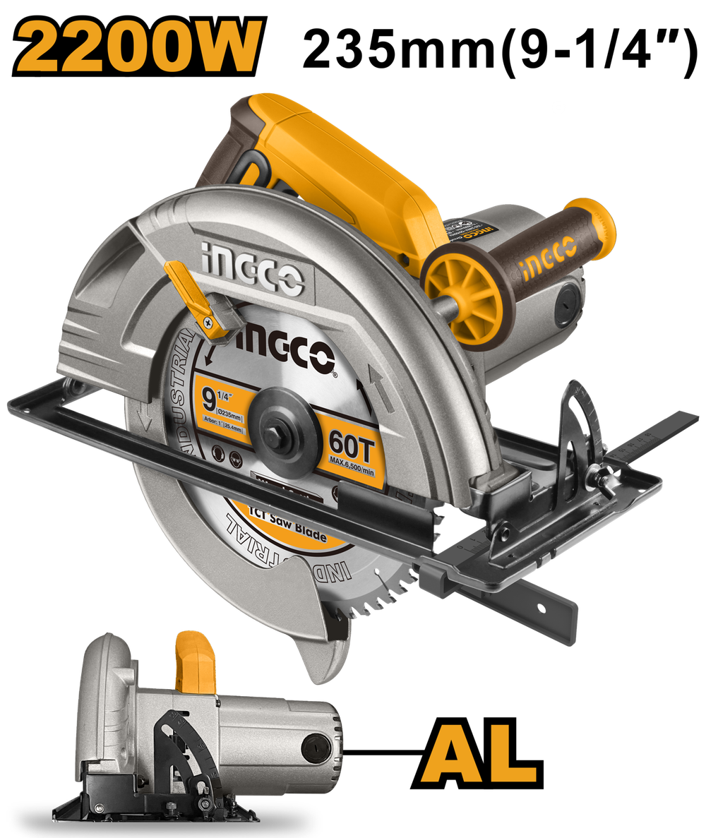 Циркулярная пила CS2358 INDUSTRIAL 2200Вт 235мм
