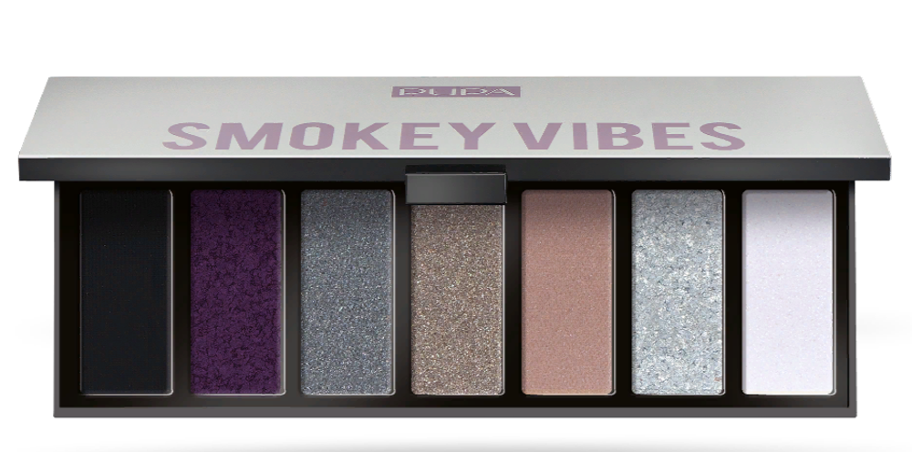 Pupa Палетка теней для век Make Up Stories Compact, 7 оттенков с разным финищем, тон №002, 13,3 гр