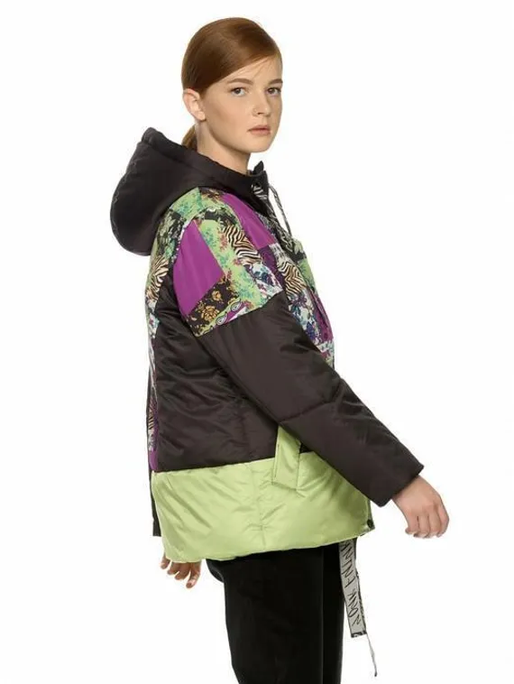 Куртка женская, размер M, цвет чёрный