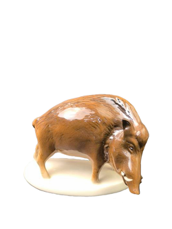 Фарфоровая статуэтка "Кабан" (Вепрь) Сциталис