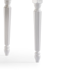 Банкетка Woodville Беттино белый, бежевый, ножки белые